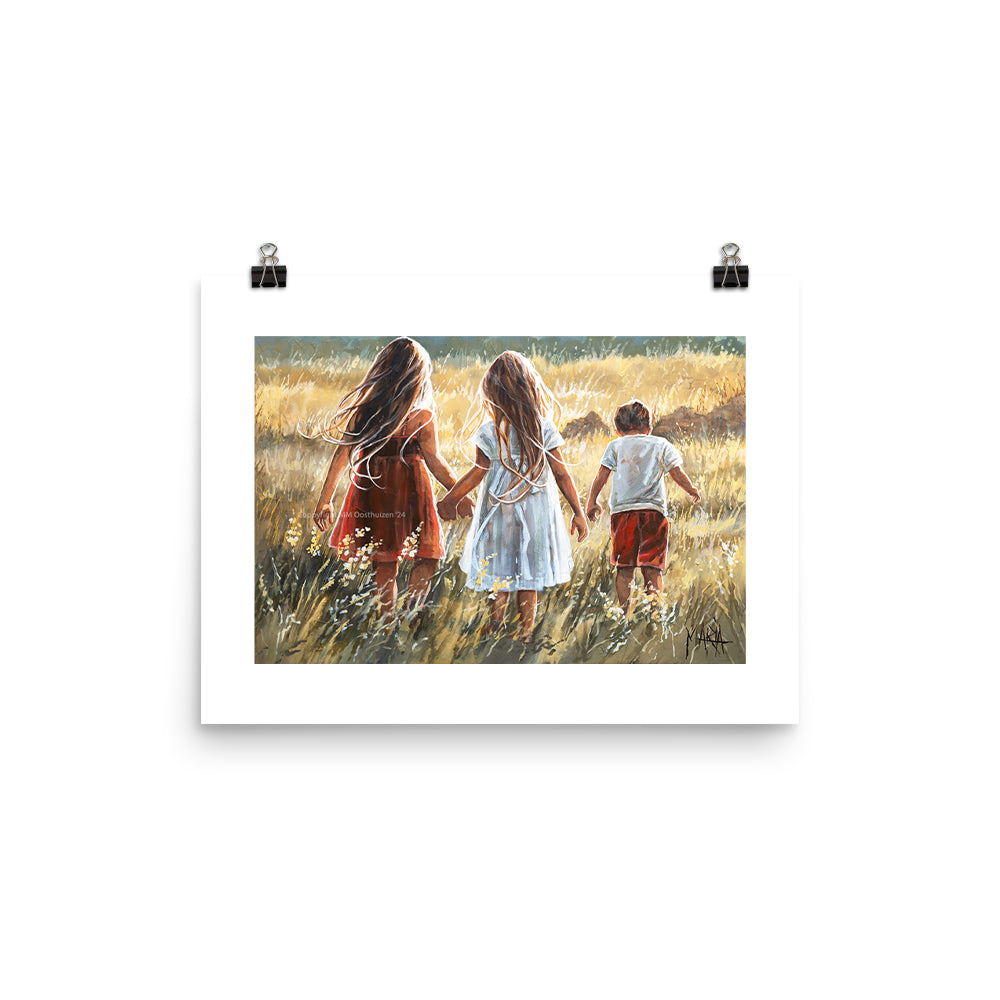 Snyman kinders | A3 Paper Print