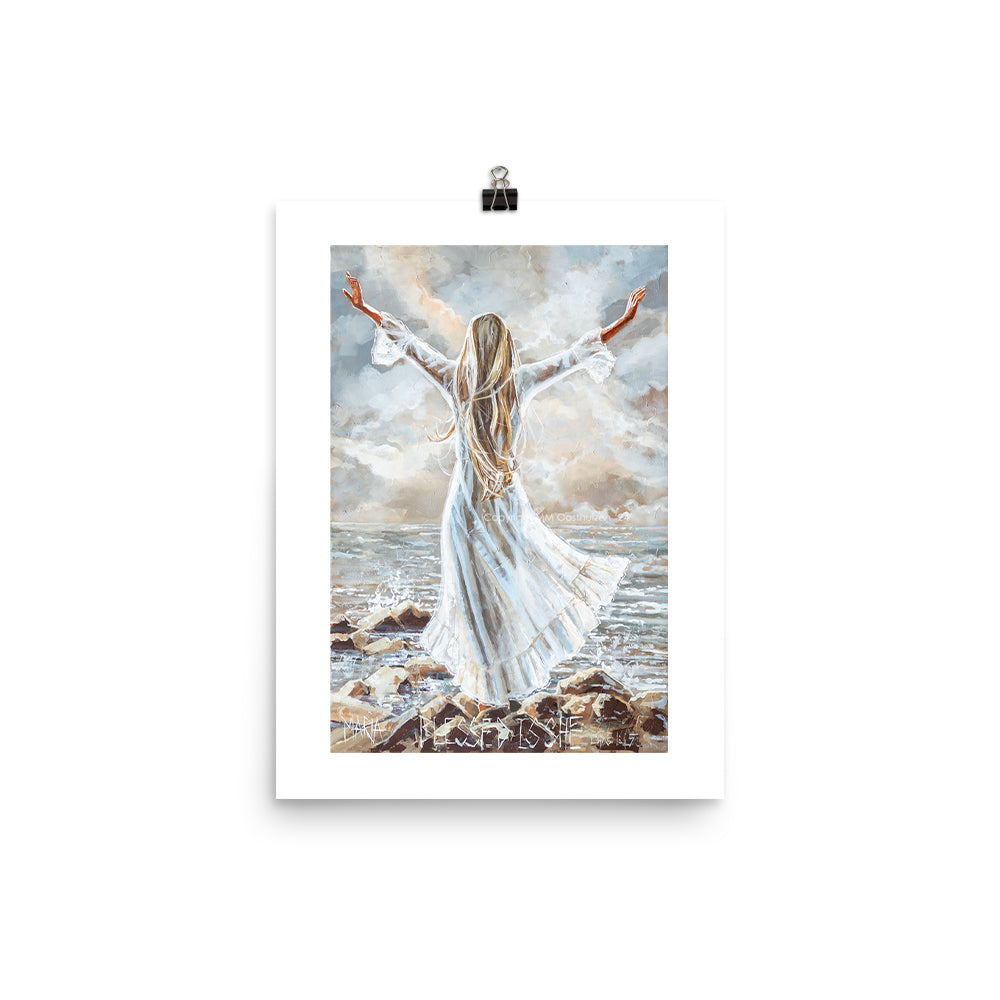 Blessed is she | A3 Paper Print