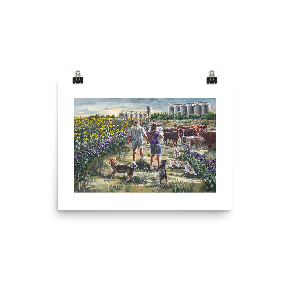 Die Snyman Plaas | A3 Paper Print