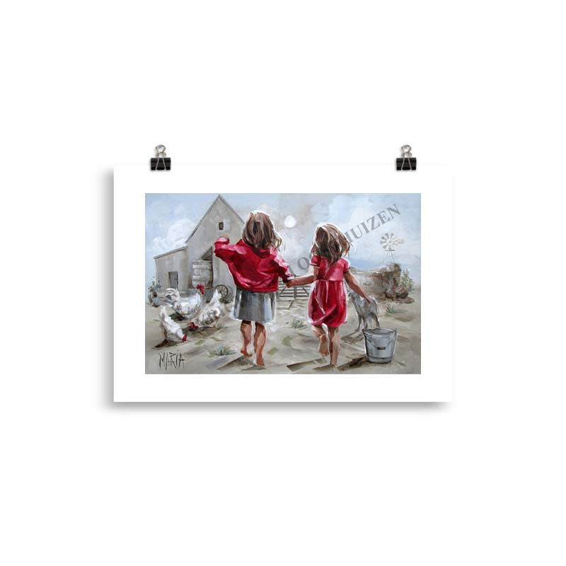 Sisters | A4 Paper Print