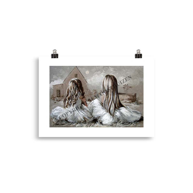 Troue op die plaas | A4 Paper Print