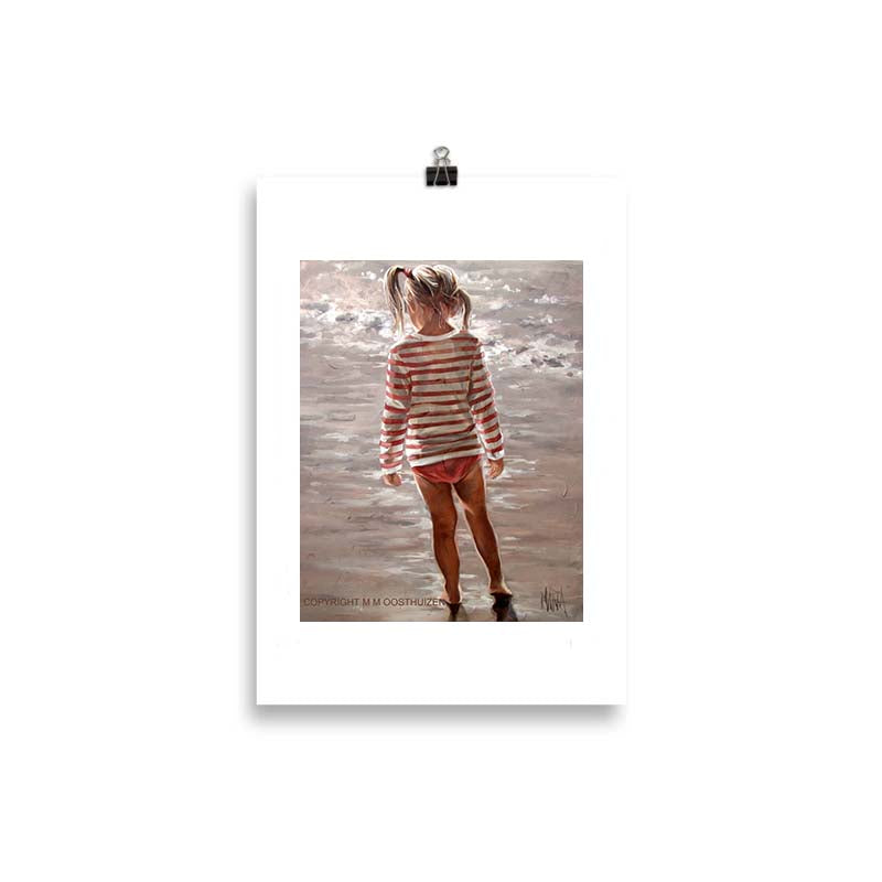 Loop en skulpies soek | A4 Paper Print