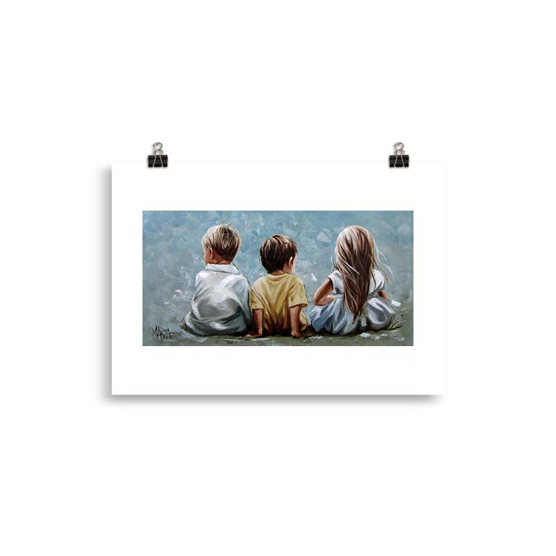 Three love ones | A4 Paper Print