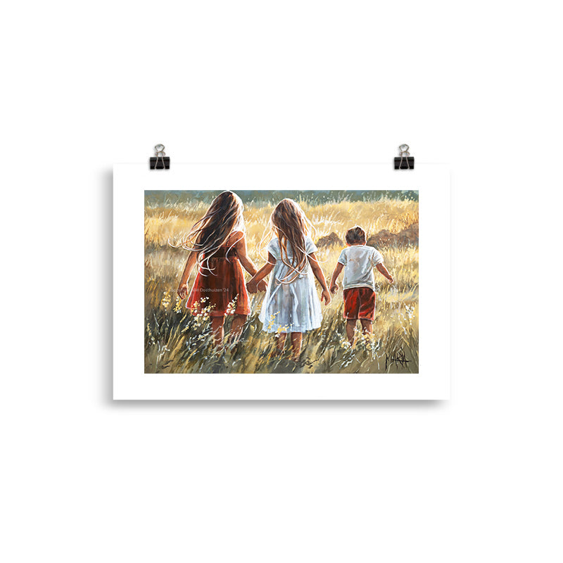 Snyman kinders | A4 Paper Print