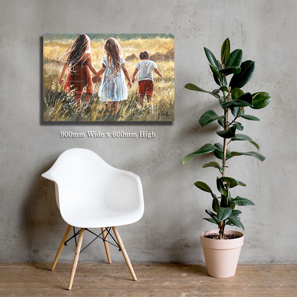 Snyman kinders | Canvas Prints
