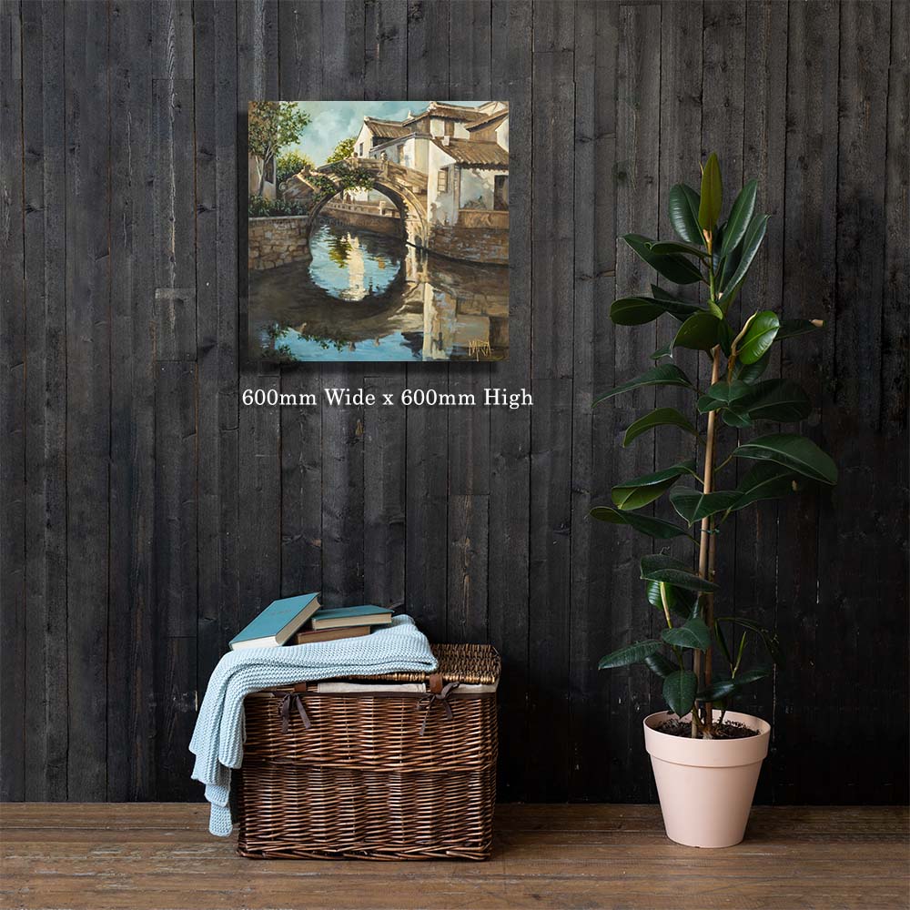 Corfu Lakeside (2)| Canvas Prints