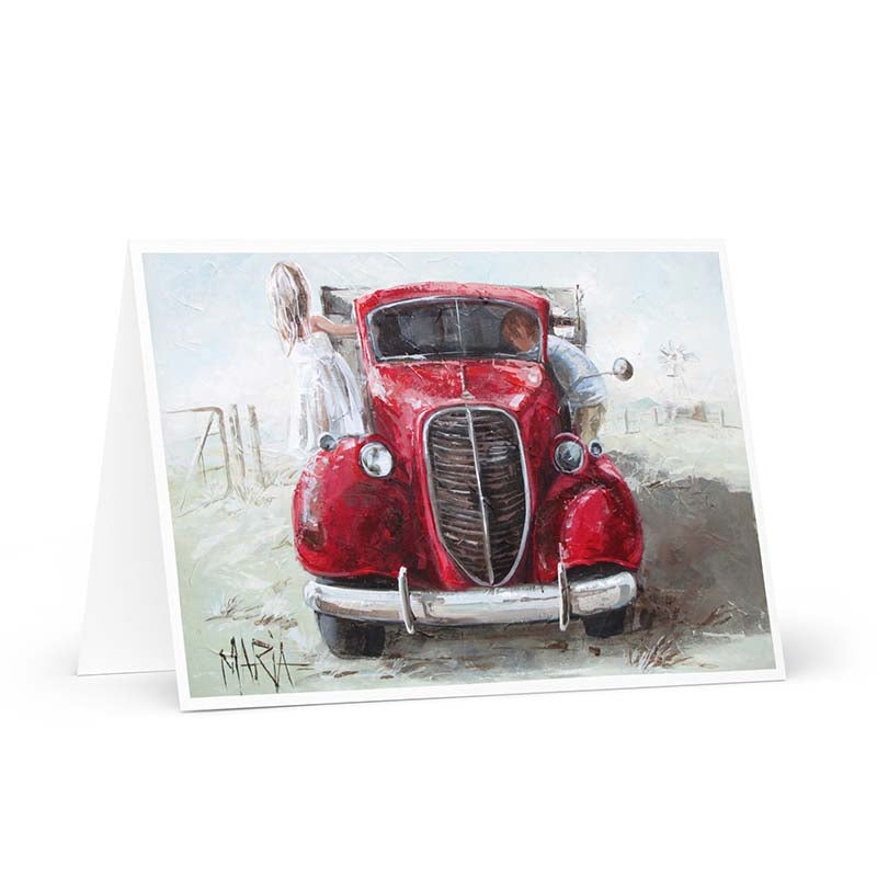 Oppi trokkie | Greeting card