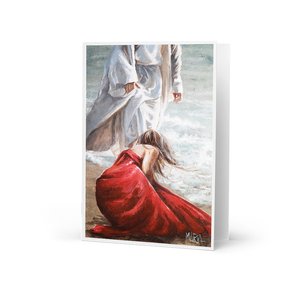Jesus, my savior | Small greeting card