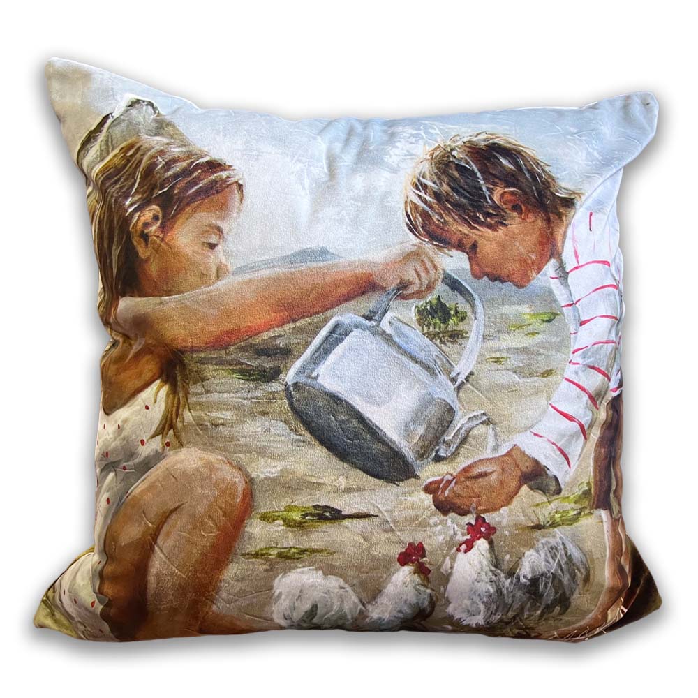 Plaas toneel | Velvet Scatter Cushion
