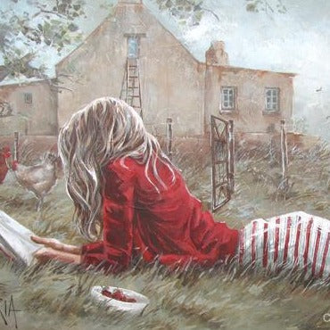 Relaxing on the farm