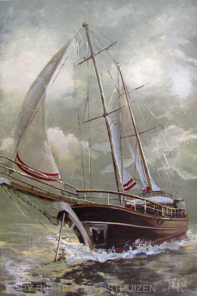 Where the wind takes us canvas print, full view of the artwork | House of Maria
