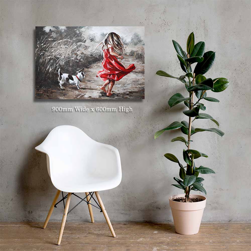 Dans oppad | Canvas Prints