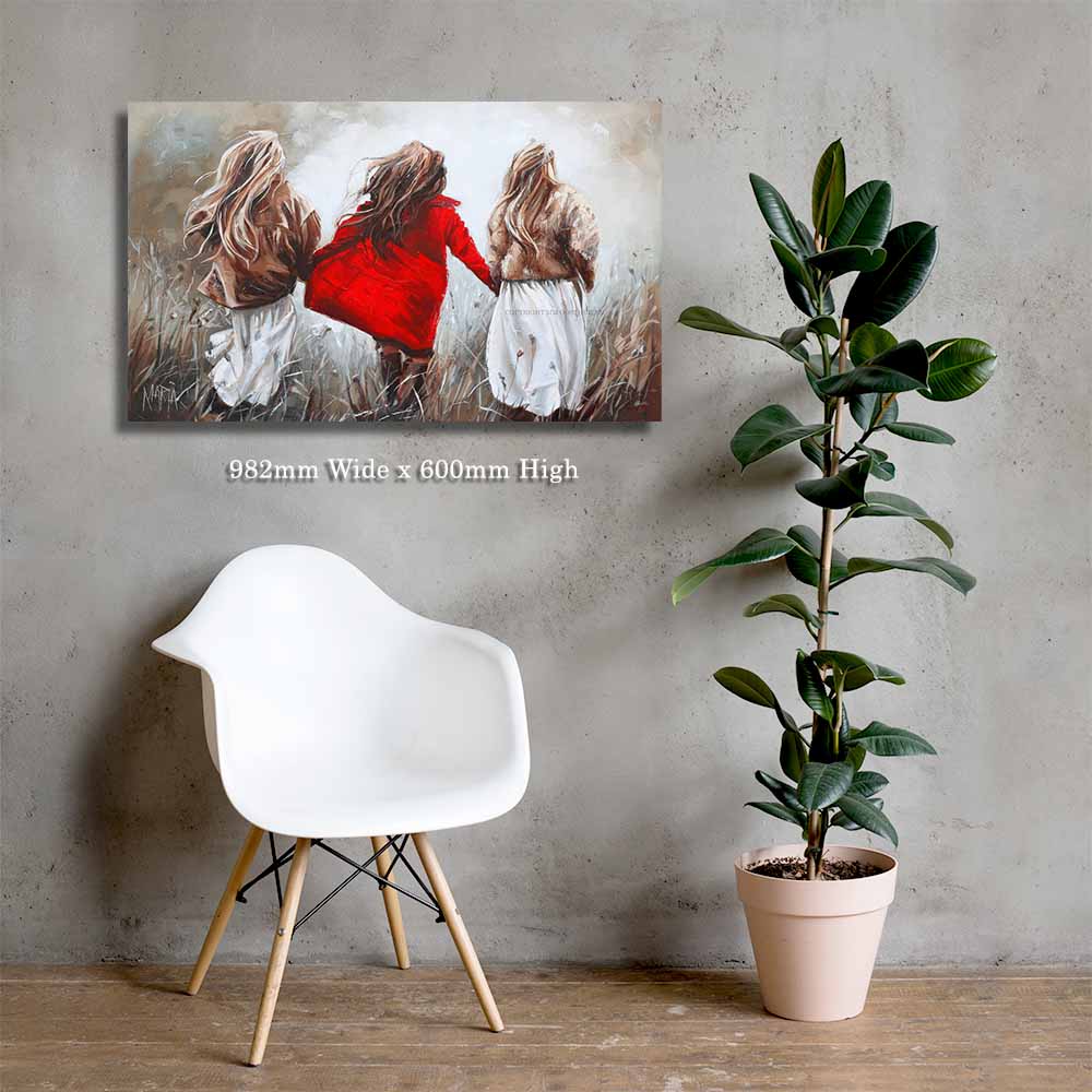 Love centered friendship | Canvas Prints