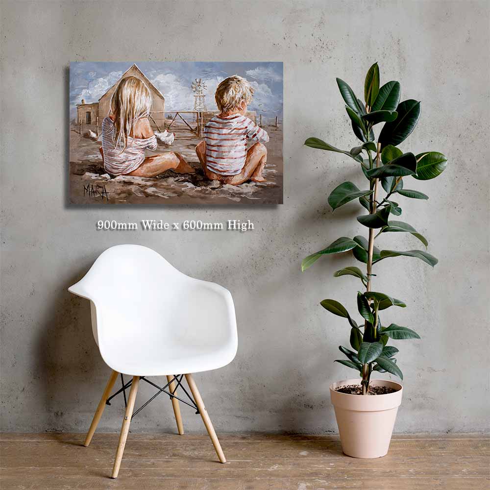 Windmeul kinders | Canvas prints