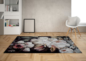 Flowers in Bloom | Woven Chenille Rug