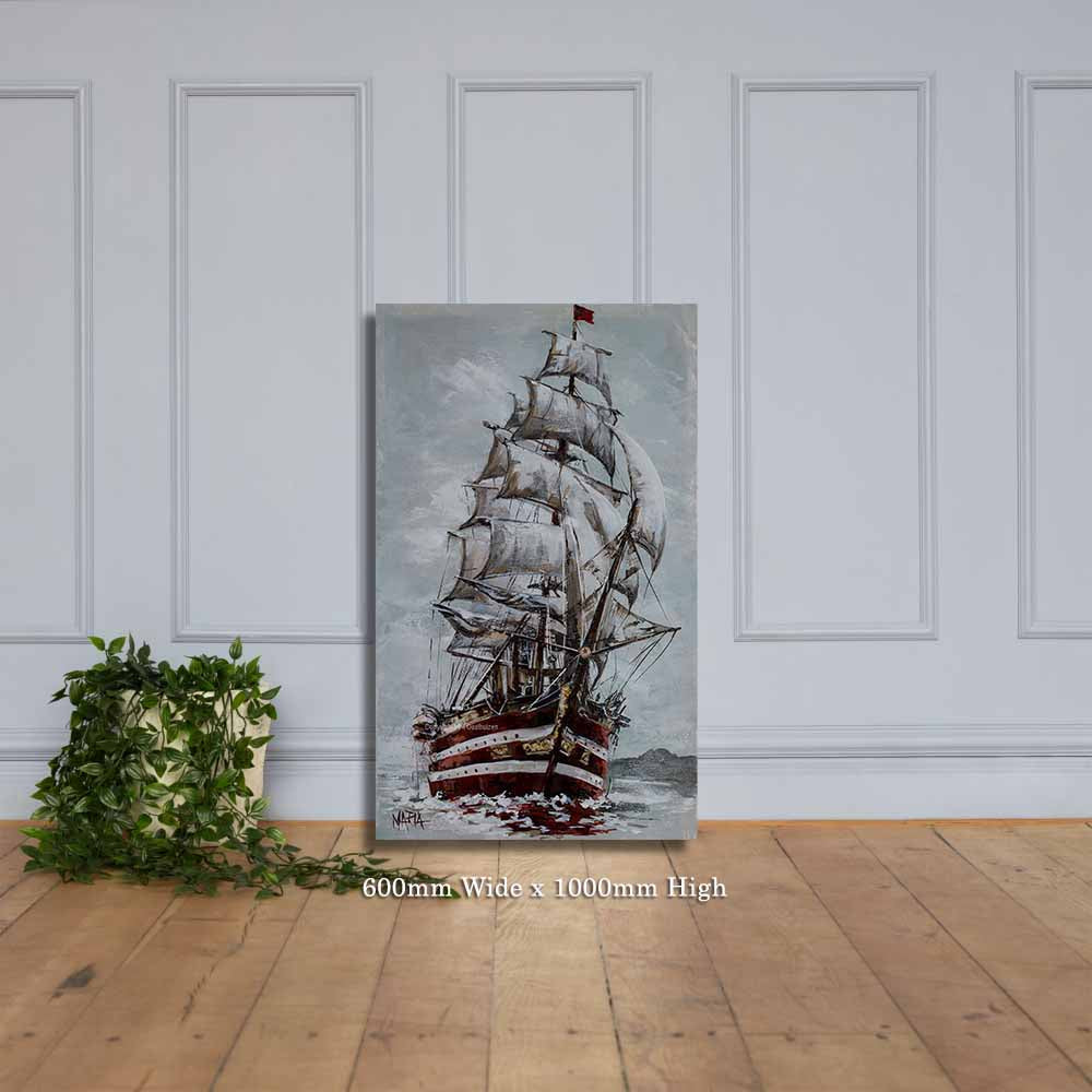 Spectacular approach | Canvas prints