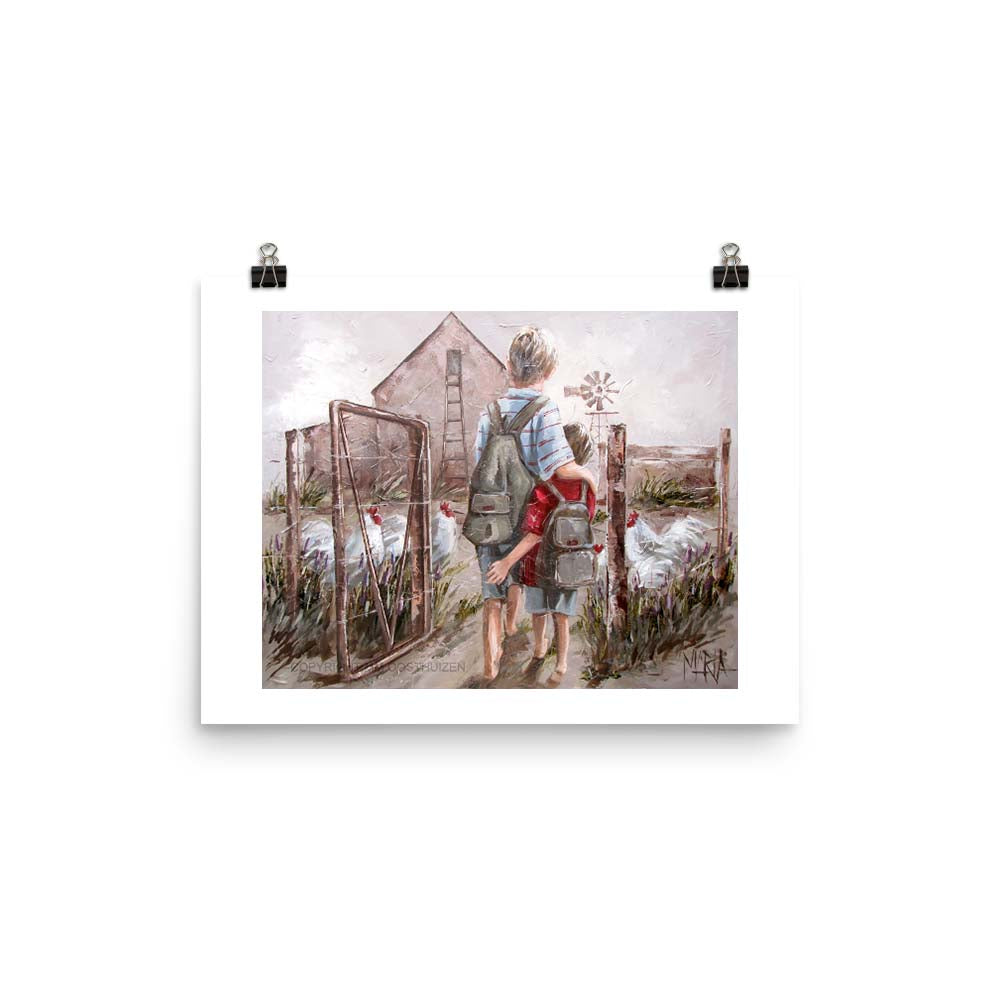 Saamstap | A3 Paper Print