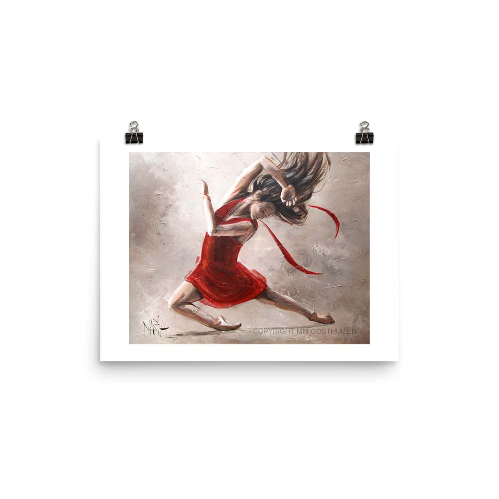 Lady in Red | A3 Paper Print