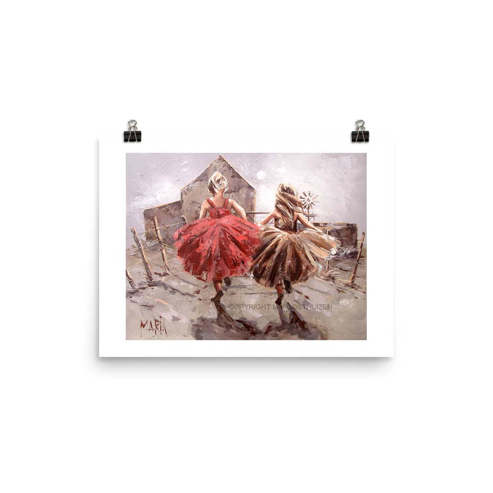 tutus op die plaas | A3 Paper Print