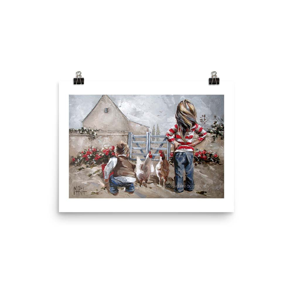 Plaas Hekkie | A3 Paper Print