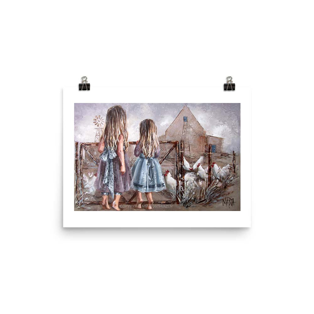 Kom kry my by die hek | A3 Paper Print