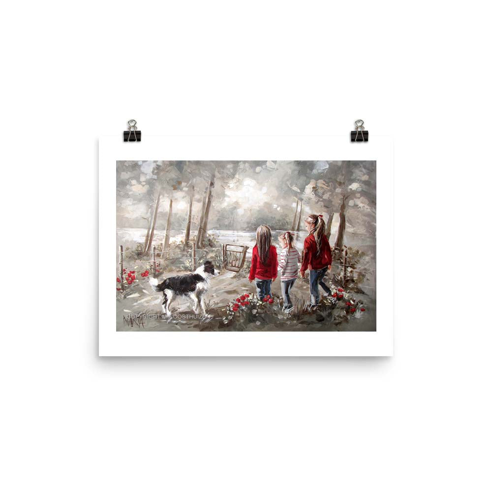 Moet die hond dan saam | A3 Paper Print