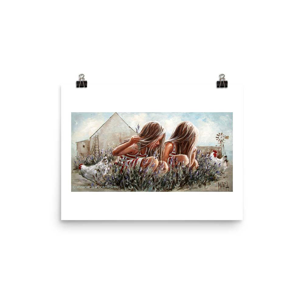 Who made flowers to smell like peace | A3 Paper Print