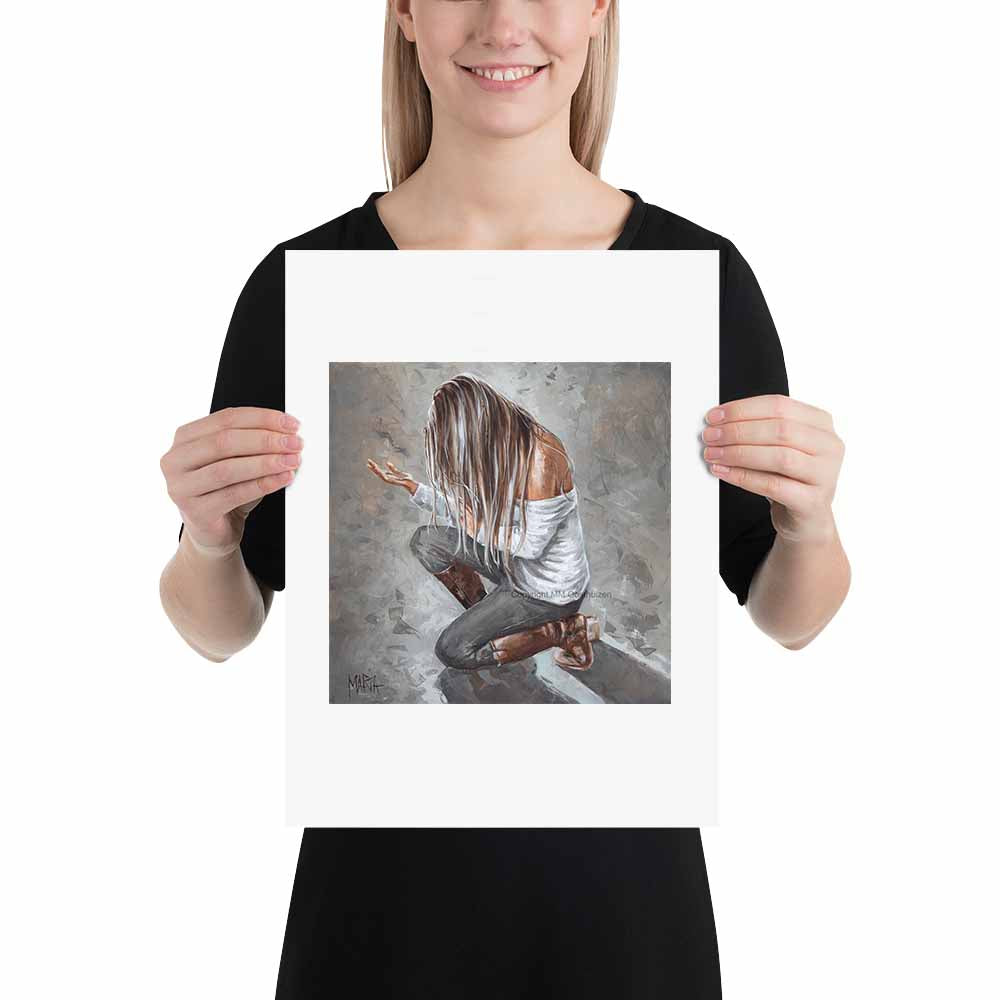 Here I am | A3 Paper Print