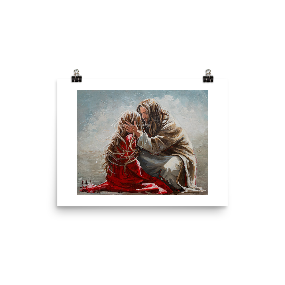 Way Maker fine art print, Christian inspirational artwork, A3 size, House of Maria Magdalena Oosthuizen.