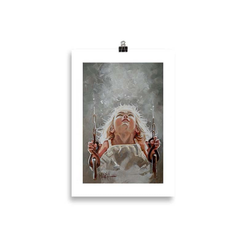 Look up child | A4 Paper Print