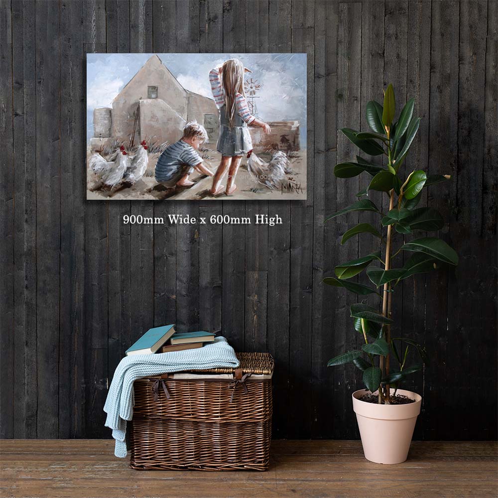 Ver in die ou Kalahari | Canvas Prints