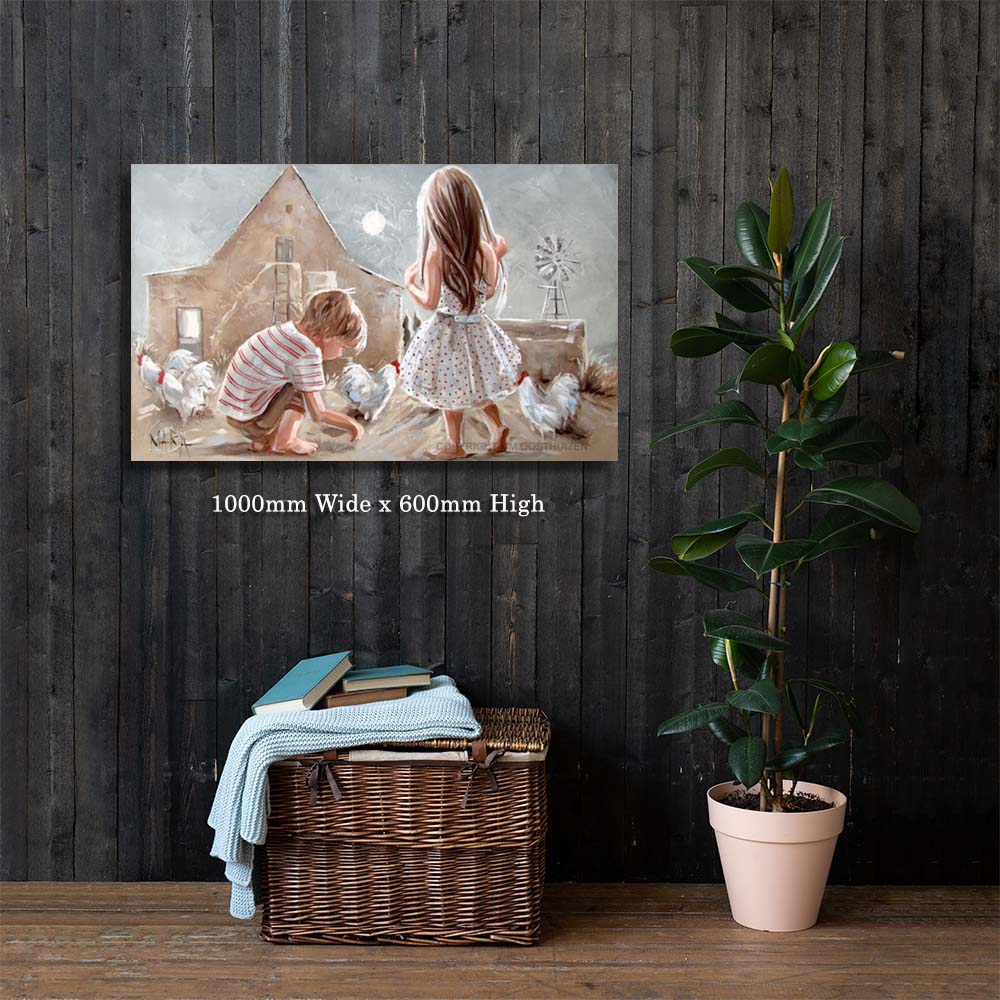 Moonlit nights (Oil) | Canvas Prints