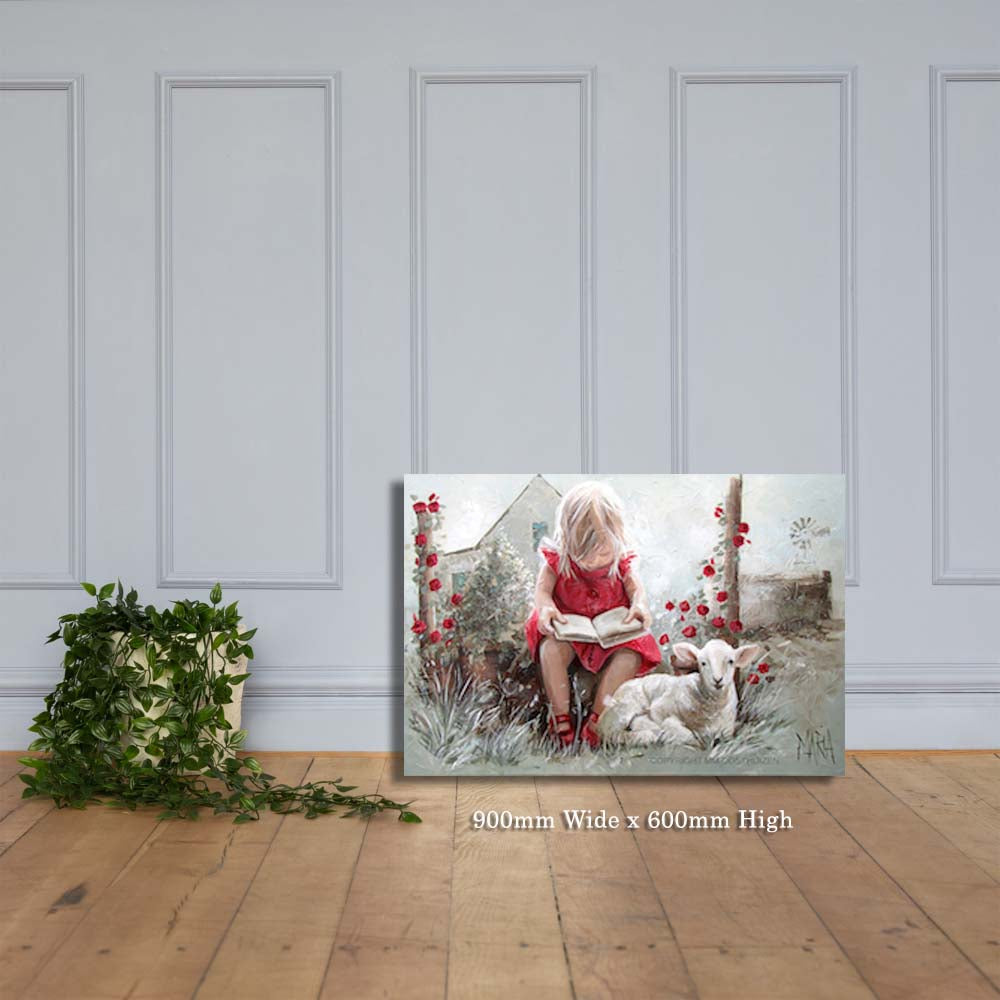 Once upon a lamb | Canvas Prints