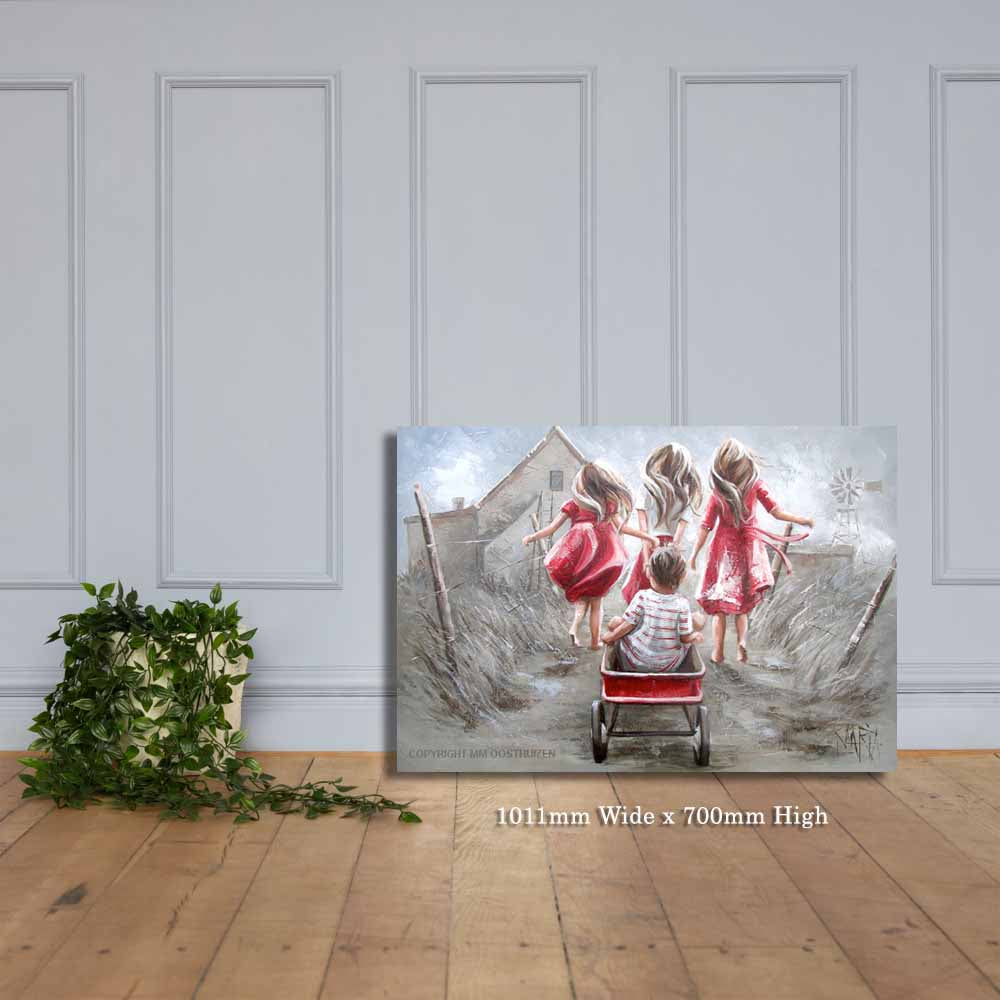 Trollie Trek | Canvas Prints