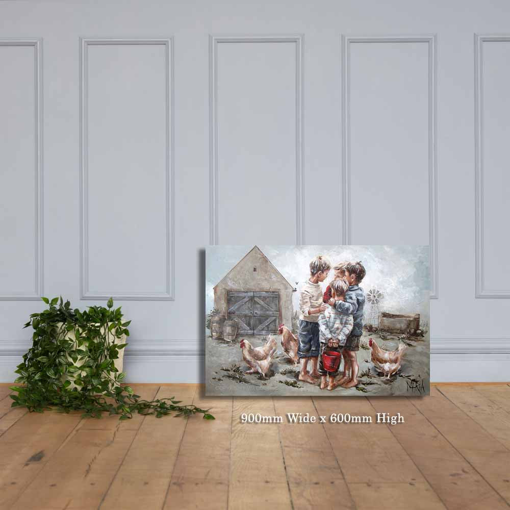 Hiers die plan | Canvas Prints