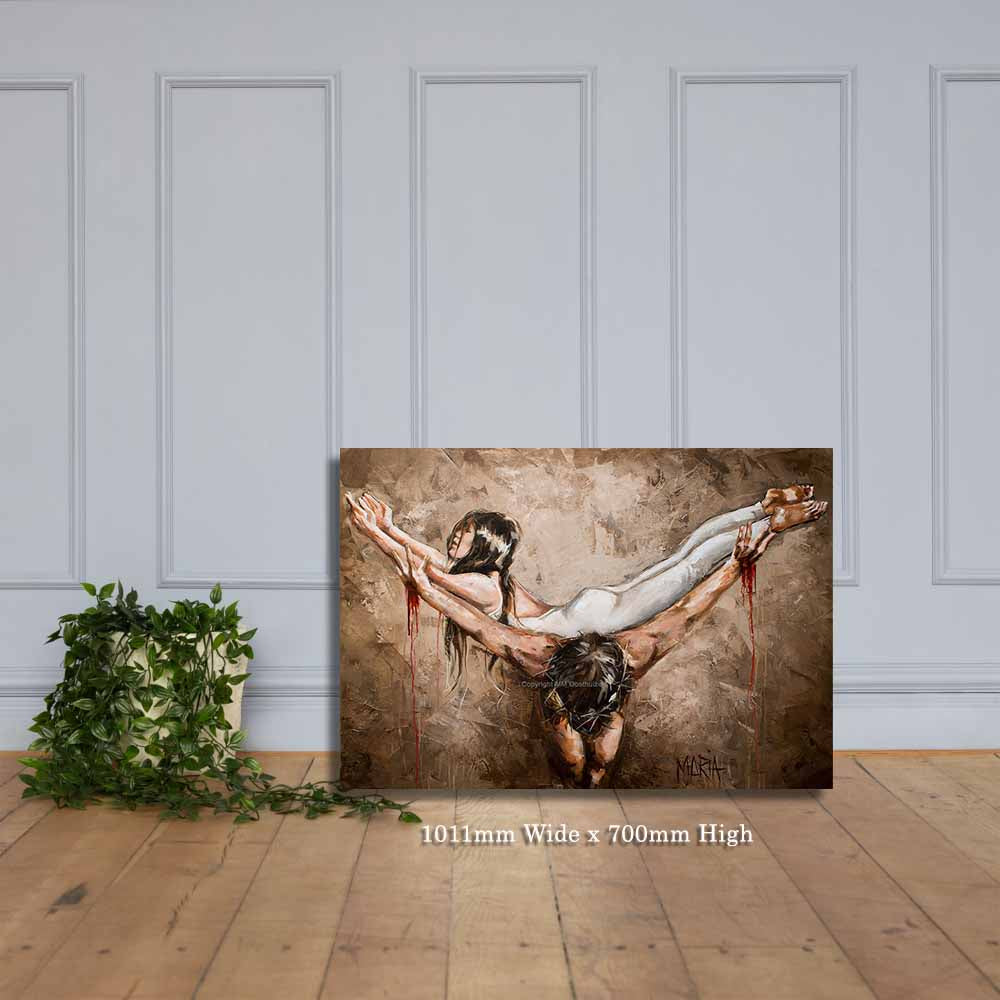 On His Shoulders | Canvas Prints