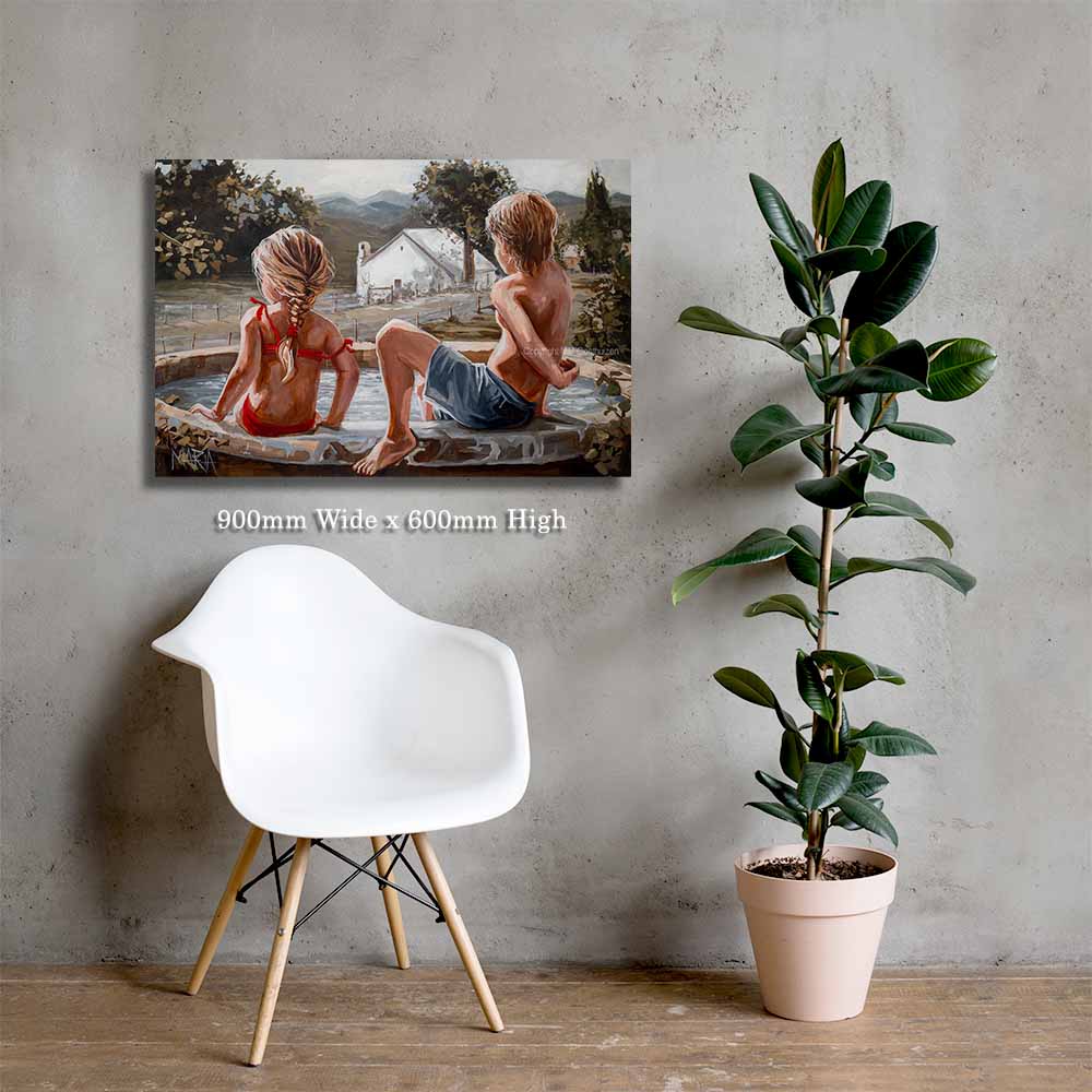 Plaasdam Pret | Canvas prints