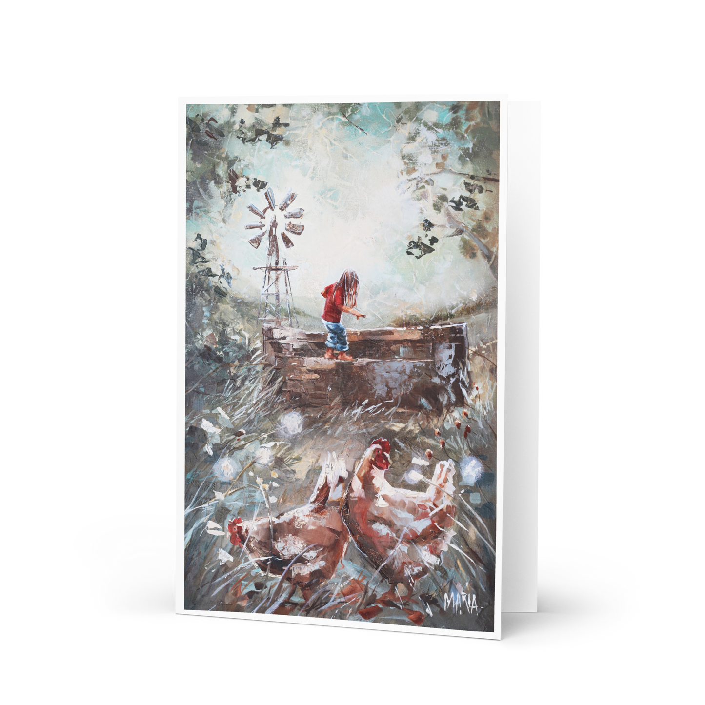 Healing in His Wings | Greeting Card