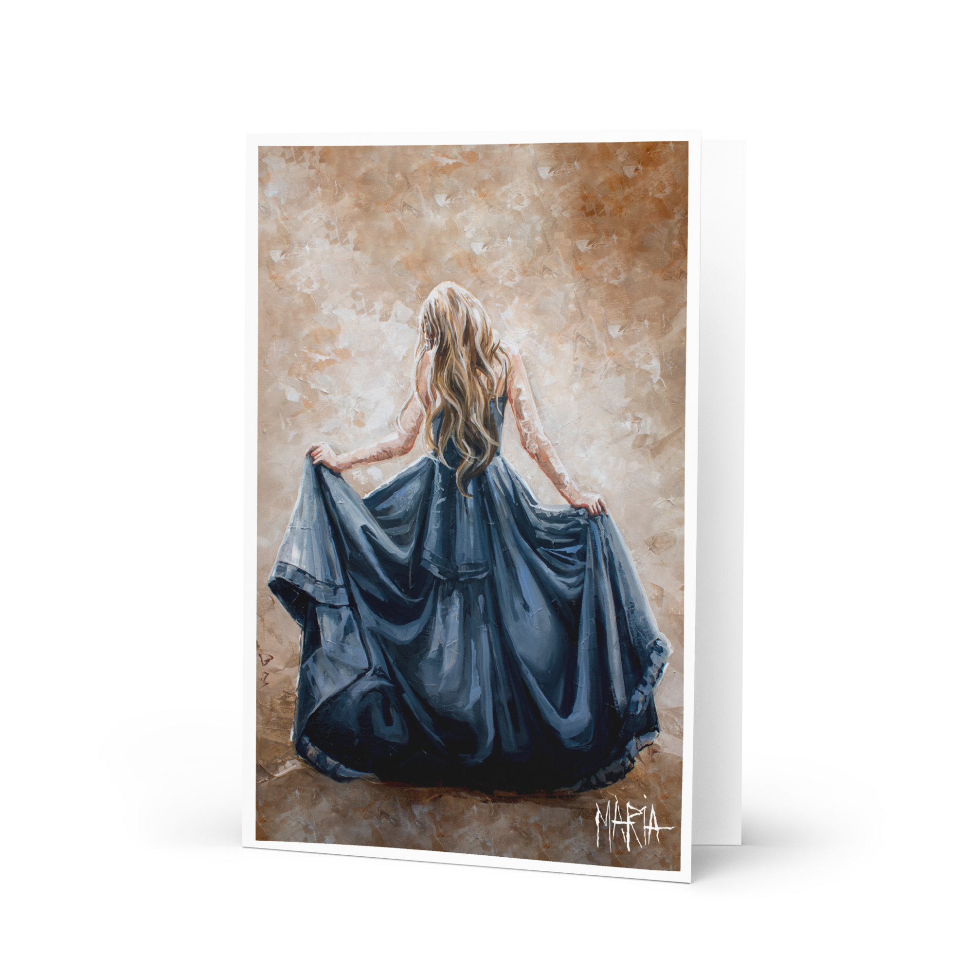 Lady in Blue | Greeting Card