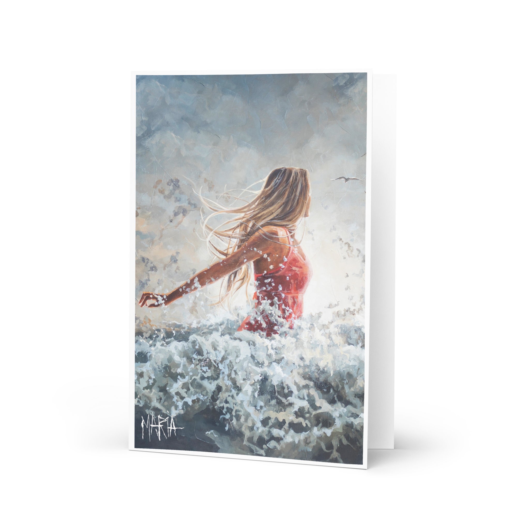 When I see a flood You see a promise | Greeting Card