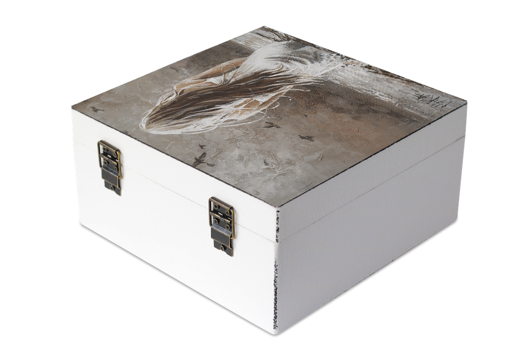 Your voice is in the wind | Wooden Box