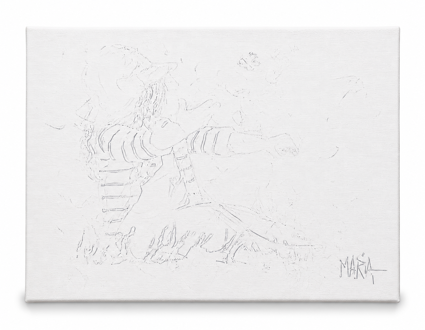 Maria Paint Kit – "Catching Butterflies" | A4 Canvas Painting Kit with Step-by-Step Guide | House of Maria