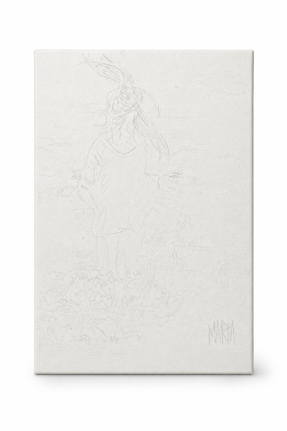 Maria Paint Kit – "Splash" | A4 Canvas Painting Kit with Step-by-Step Guide | House of Maria