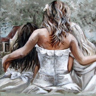 Ma en dogters - Canvas Prints