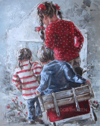 Net tot by die Spoor | A3 Paper Print