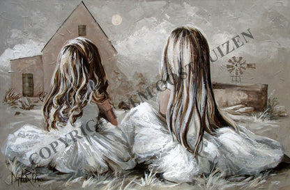 Troue op die plaas | A4 Paper Print