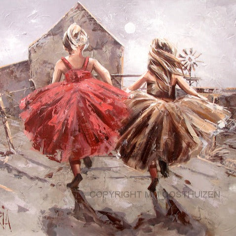 Tutus op die plaas | A4 Paper Print