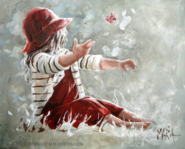 Catching butterflies | A4 Paper Print