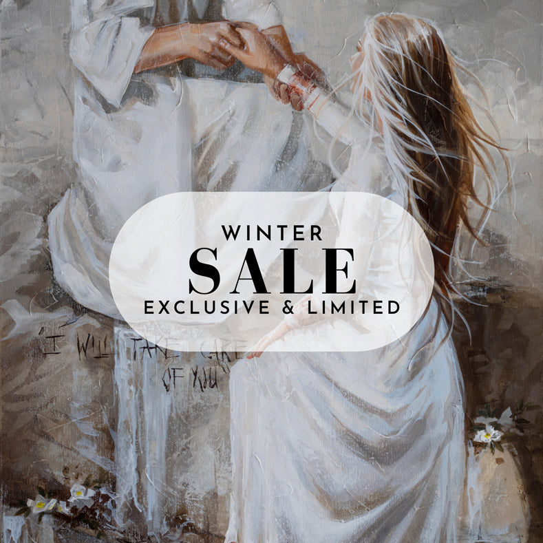 Canvas print depicting the Grace and Comfort o Jesus Christ