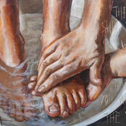 Washing Feet | Canvas Prints